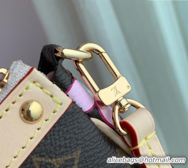 Inexpensive Louis Vuitton LV x TM Pochette Accessoires Mini bag in Sakura Monogram Canvas with Cherry Blossom M13666 202