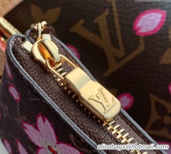 Inexpensive Louis Vuitton LV x TM Nano Bucket bag in Sakura Monogram Canvas with Cherry Blossom M13417 2025