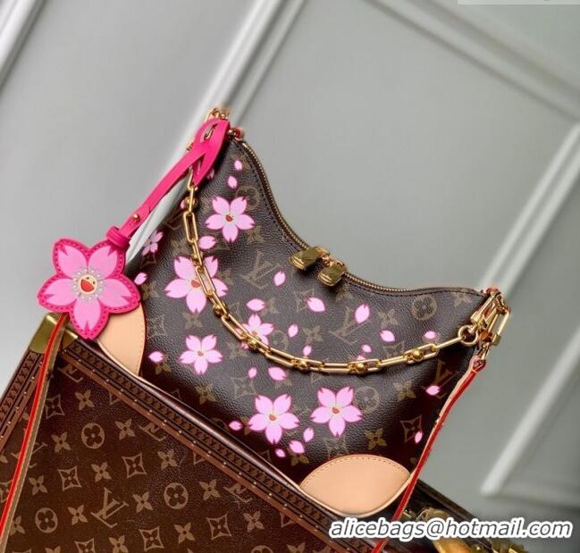 Super Quality Louis Vuitton LV x TM Boulogne PM bag in Sakura Monogram Canvas with Cherry Blossom M13265 2025