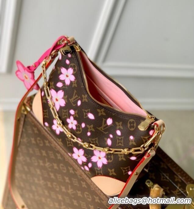Super Quality Louis Vuitton LV x TM Boulogne PM bag in Sakura Monogram Canvas with Cherry Blossom M13265 2025