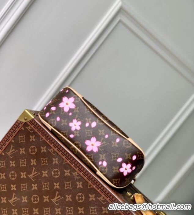 Super Quality Louis Vuitton LV x TM Boulogne PM bag in Sakura Monogram Canvas with Cherry Blossom M13265 2025
