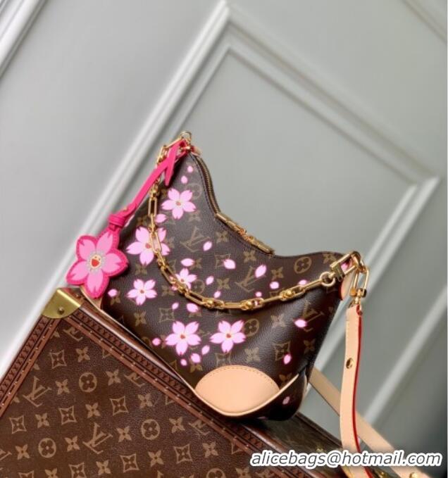 Super Quality Louis Vuitton LV x TM Boulogne PM bag in Sakura Monogram Canvas with Cherry Blossom M13265 2025