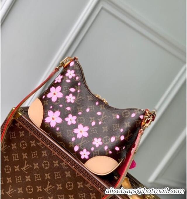 Super Quality Louis Vuitton LV x TM Boulogne PM bag in Sakura Monogram Canvas with Cherry Blossom M13265 2025