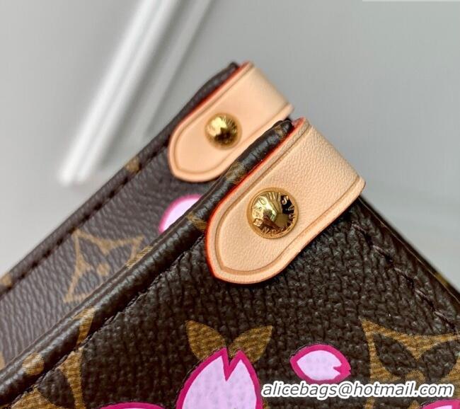 Promotional Louis Vuitton LV x TM OnTheGo PM bag in Sakura Monogram Canvas with Cherry Blossom M13269 2025