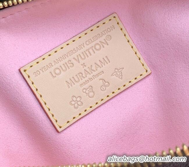 Luxury Cheap Louis Vuitton LV x TM Speedy Bandouliere 25 bag in Sakura Monogram Canvas with Cherry Blossom M14174 2025