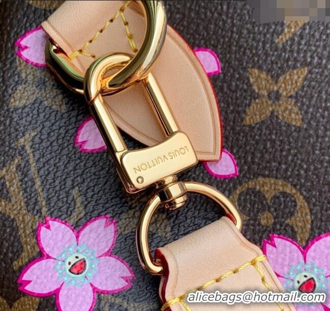 Luxury Cheap Louis Vuitton LV x TM Speedy Bandouliere 25 bag in Sakura Monogram Canvas with Cherry Blossom M14174 2025