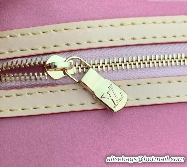 Good Product Louis Vuitton LV x TM Keepall Bandouliere 45 travel bag in Sakura Monogram Canvas with Cherry Blossom M1375