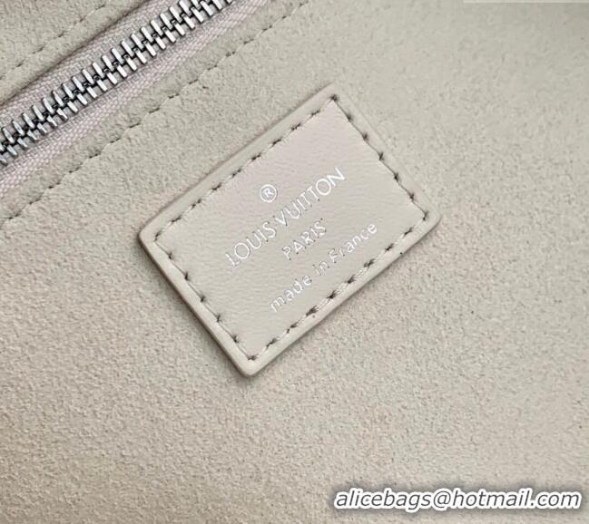 Top Grade Louis Vuitton CarryAll Cargo Vibe PM Bag in Lambskin leather Vanilla M12919 White 2025