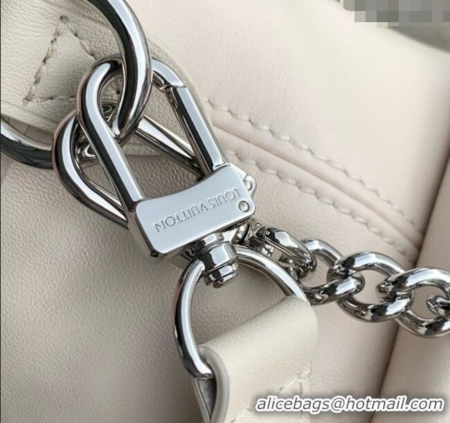 Top Grade Louis Vuitton CarryAll Cargo Vibe PM Bag in Lambskin leather Vanilla M12919 White 2025