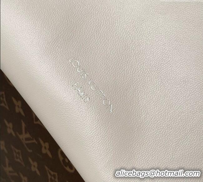 Top Grade Louis Vuitton CarryAll Cargo Vibe PM Bag in Lambskin leather Vanilla M12919 White 2025