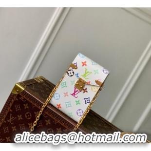 Top Design Louis Vuitton LV x TM Phone Pouch Metis in Multicolored Monogram Canvas M14098 White 2025