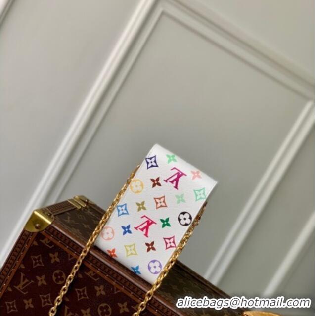 Top Design Louis Vuitton LV x TM Phone Pouch Metis in Multicolored Monogram Canvas M14098 White 2025