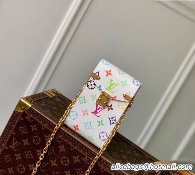 Top Design Louis Vuitton LV x TM Phone Pouch Metis in Multicolored Monogram Canvas M14098 White 2025