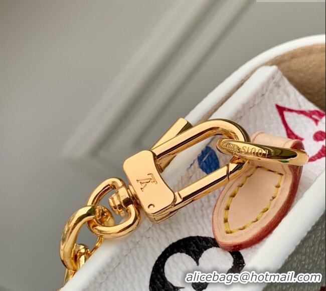 Top Design Louis Vuitton LV x TM Phone Pouch Metis in Multicolored Monogram Canvas M14098 White 2025