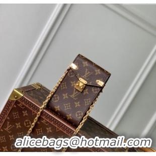 Famous Brand Louis Vuitton Monogram Canvas Phone Pouch Metis M13572 Brown 2025