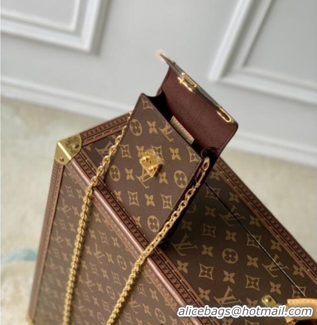 Famous Brand Louis Vuitton Monogram Canvas Phone Pouch Metis M13572 Brown 2025