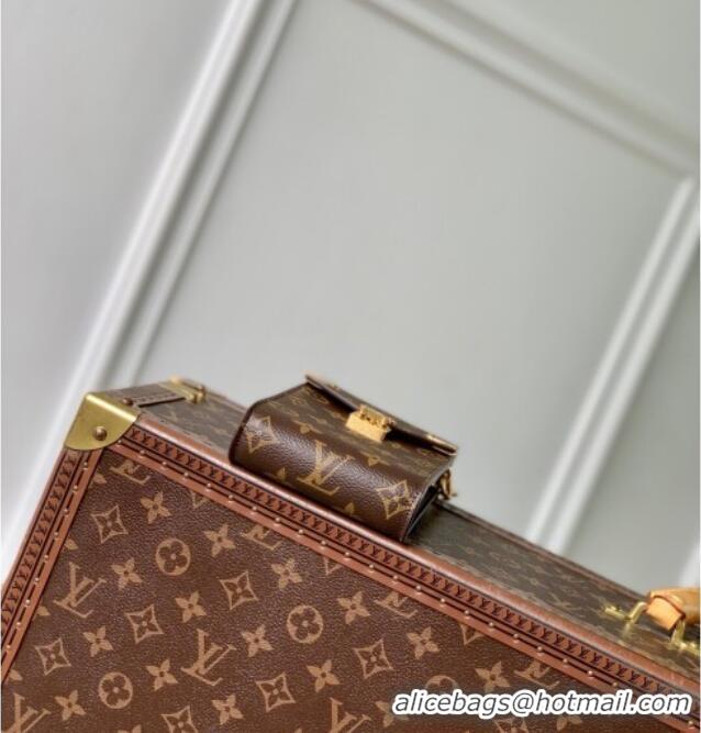 Famous Brand Louis Vuitton Monogram Canvas Phone Pouch Metis M13572 Brown 2025