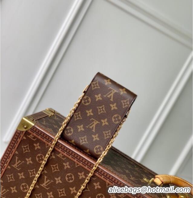 Famous Brand Louis Vuitton Monogram Canvas Phone Pouch Metis M13572 Brown 2025