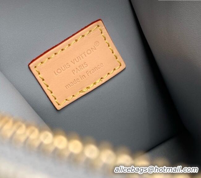 Top Grade Louis Vuitton Side Trunk MM bag in Cloudy Grey Certified Organic Cotton M13285 2025