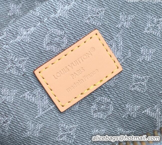 Famous Brand Louis Vuitton Speedy Soft 30 bag in Cloudy Grey Certified Organic Cotton M13344 2025