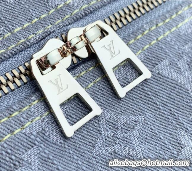 Famous Brand Louis Vuitton Speedy Soft 30 bag in Cloudy Grey Certified Organic Cotton M13344 2025