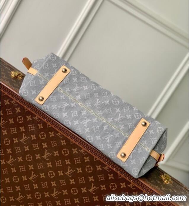 Famous Brand Louis Vuitton CarryAll MM bag in Cloudy Grey Certified Organic Cotton M13289 2025