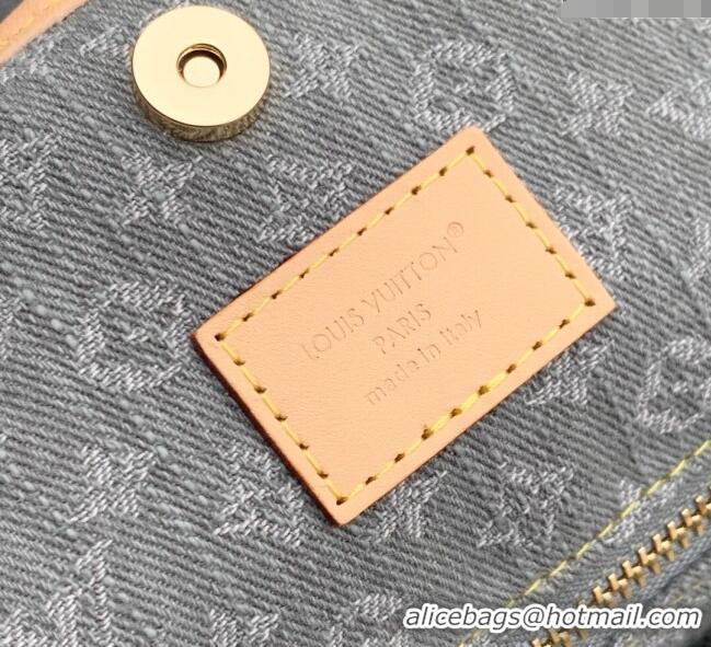 Famous Brand Louis Vuitton CarryAll MM bag in Cloudy Grey Certified Organic Cotton M13289 2025