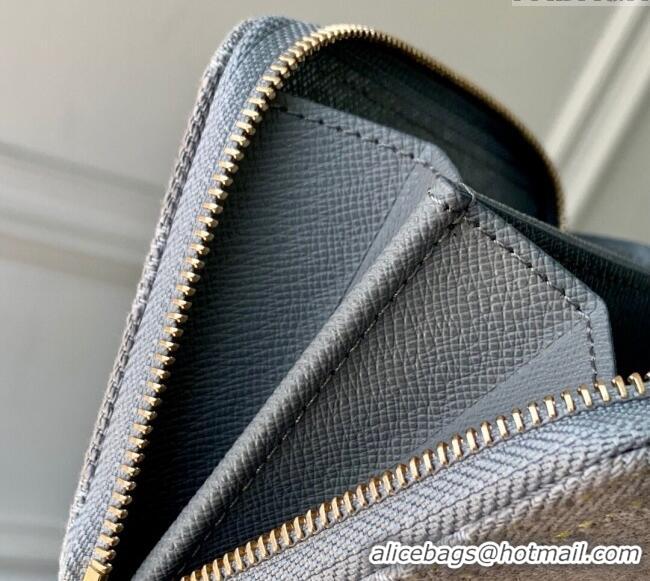 Well Crafted Louis Vuitton Zippy Coin Purse Wallet in Cloudy Grey Certified Organic Cotton M14277 2025