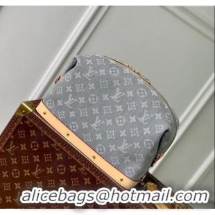Top Grade Louis Vuitton Cosmetic Pouch GM in Cloudy Grey Certified Organic Cotton M13750 2025
