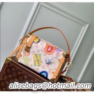 Top Quality Louis Vuitton Side Trunk MM Bag in Monogram Dune Canvas M14606 2025