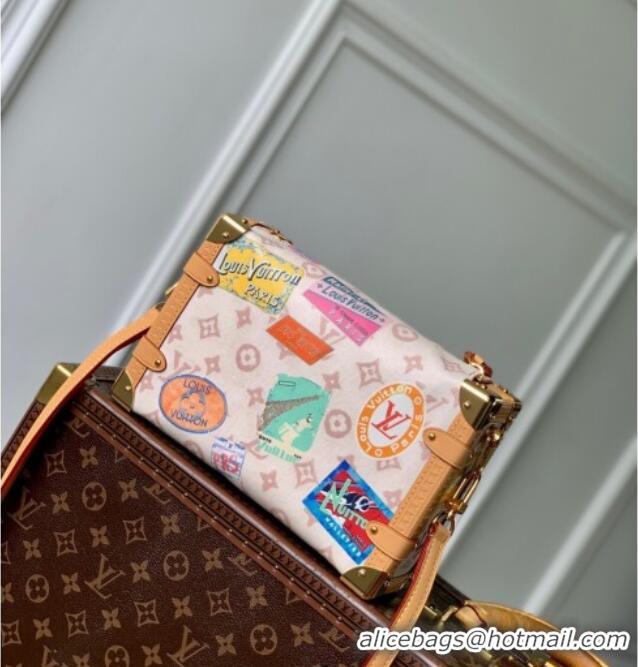 Top Quality Louis Vuitton Side Trunk MM Bag in Monogram Dune Canvas M14606 2025