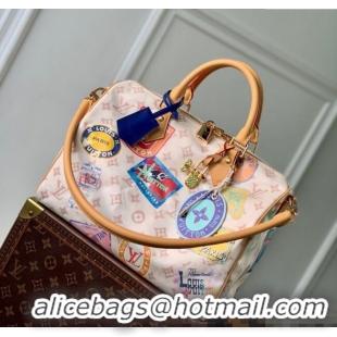 Luxury Cheap Louis Vuitton Speedy Soft 30 Bag in Monogram Dune Canvas M14587 2025