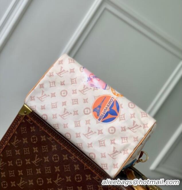 Luxury Cheap Louis Vuitton Speedy Soft 30 Bag in Monogram Dune Canvas M14587 2025