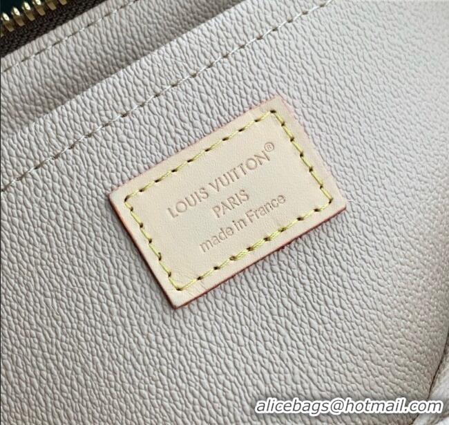 Best Quality Louis Vuitton Toiletry Bag 2 compartments Bag in Monogram Canvas with Travel Stickers Print M14744 2025