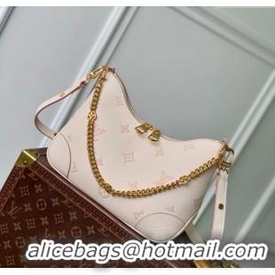Top Quality Louis Vuitton Boulogne bag in Eden Beige Debossed Leather M14634 2025