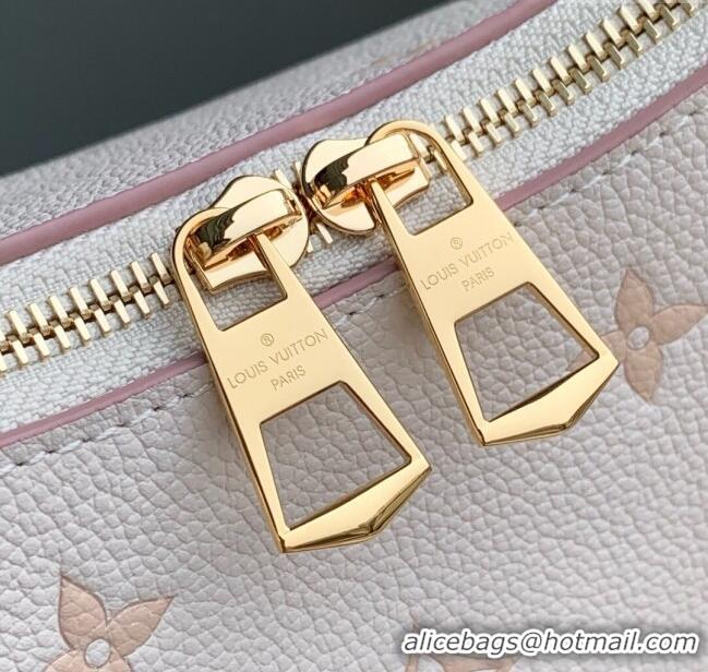 Top Quality Louis Vuitton Boulogne bag in Eden Beige Debossed Leather M14634 2025