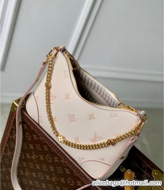 Top Quality Louis Vuitton Boulogne bag in Eden Beige Debossed Leather M14634 2025
