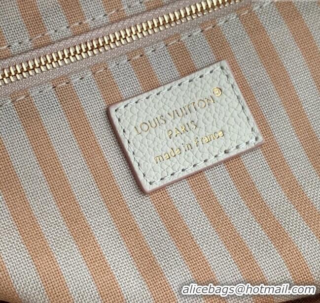 New Fashion Louis Vuitton OnTheGo PM Bag in Eden Beige Debossed Leather M14403 2025