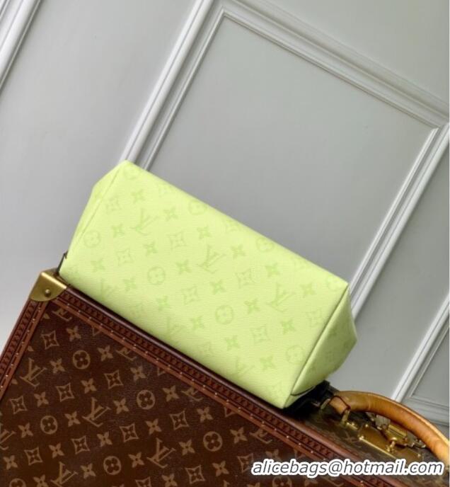 Top Quality Louis Vuitton Discovery Slim Backpack Bag in Monogram Canvas and Leather M14076 Lemon Yellow 2025