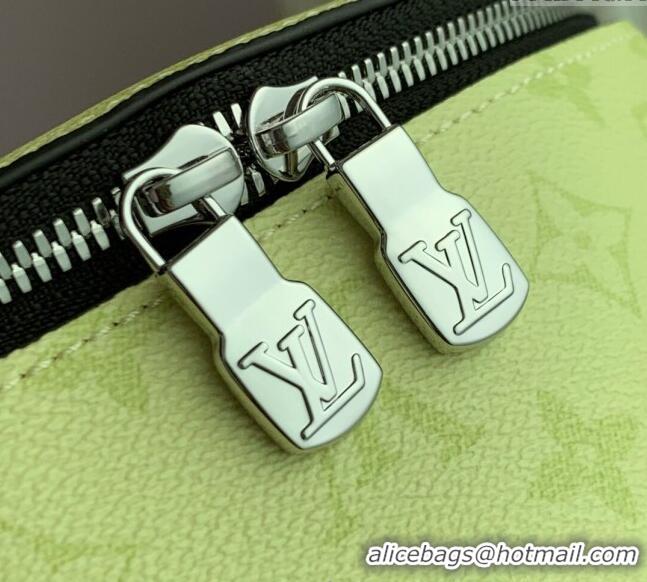 Top Quality Louis Vuitton Discovery Slim Backpack Bag in Monogram Canvas and Leather M14076 Lemon Yellow 2025