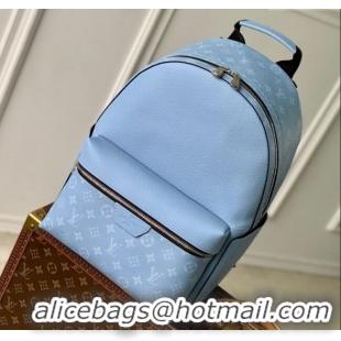 Promotional Louis Vuitton Discovery Slim Backpack Bag in Monogram Canvas and Leather M14072 Sky Blue 2025
