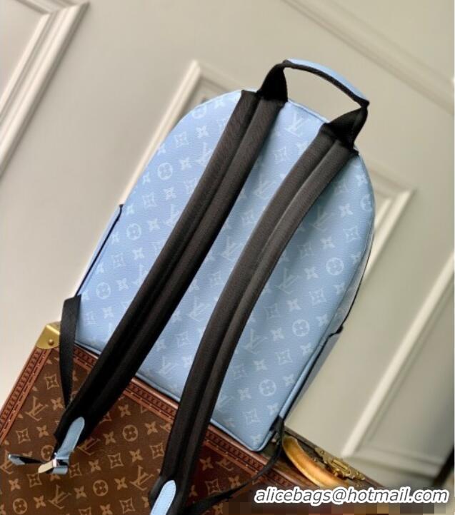 Promotional Louis Vuitton Discovery Slim Backpack Bag in Monogram Canvas and Leather M14072 Sky Blue 2025