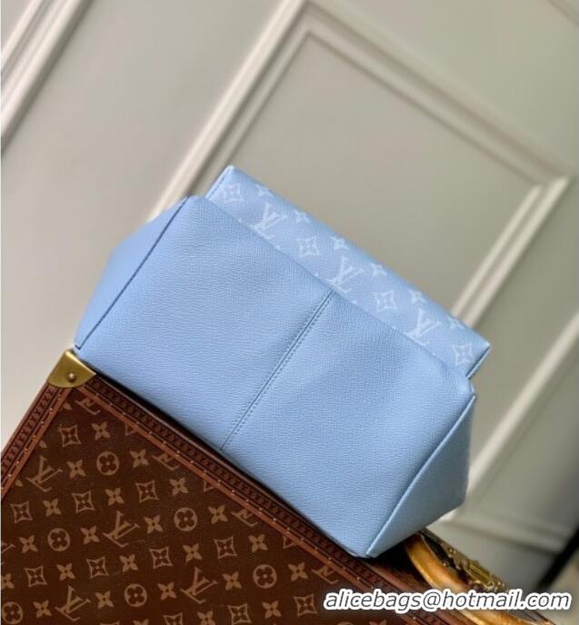 Promotional Louis Vuitton Discovery Slim Backpack Bag in Monogram Canvas and Leather M14072 Sky Blue 2025