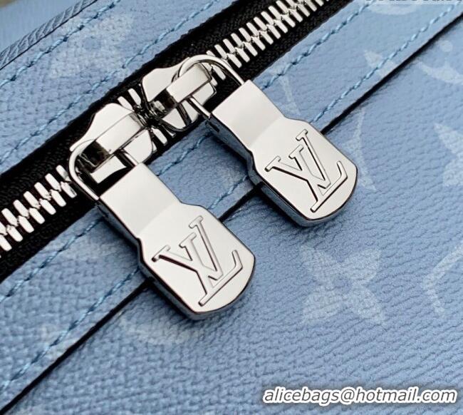 Promotional Louis Vuitton Discovery Slim Backpack Bag in Monogram Canvas and Leather M14072 Sky Blue 2025
