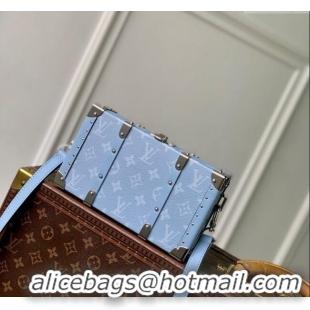 Well Crafted Louis Vuitton Wallet Trunk Taigarama Bag in Sky Blue Monogram Canvas and Leather M13562 2025