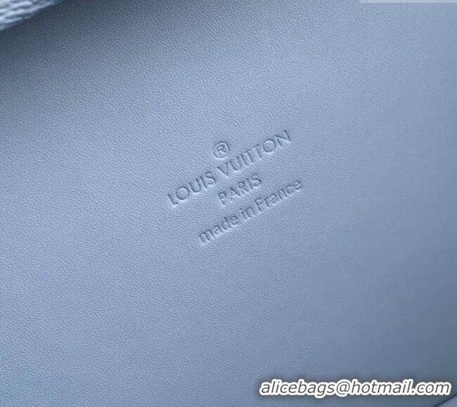 Well Crafted Louis Vuitton Wallet Trunk Taigarama Bag in Sky Blue Monogram Canvas and Leather M13562 2025