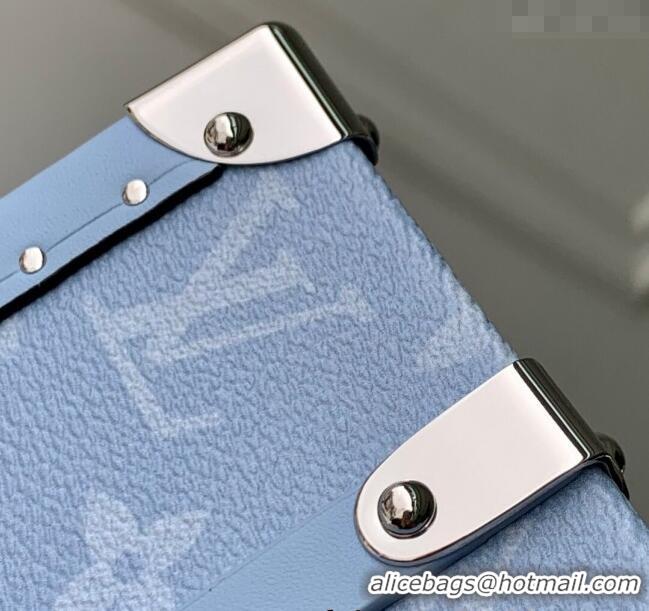 Well Crafted Louis Vuitton Wallet Trunk Taigarama Bag in Sky Blue Monogram Canvas and Leather M13562 2025