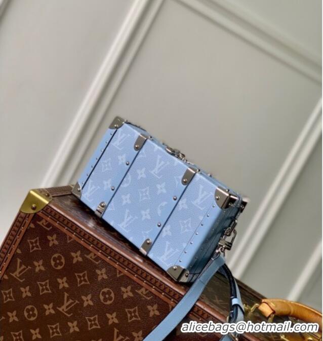 Well Crafted Louis Vuitton Wallet Trunk Taigarama Bag in Sky Blue Monogram Canvas and Leather M13562 2025