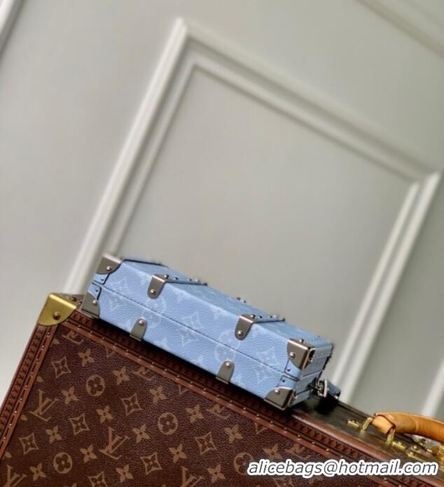 Well Crafted Louis Vuitton Wallet Trunk Taigarama Bag in Sky Blue Monogram Canvas and Leather M13562 2025