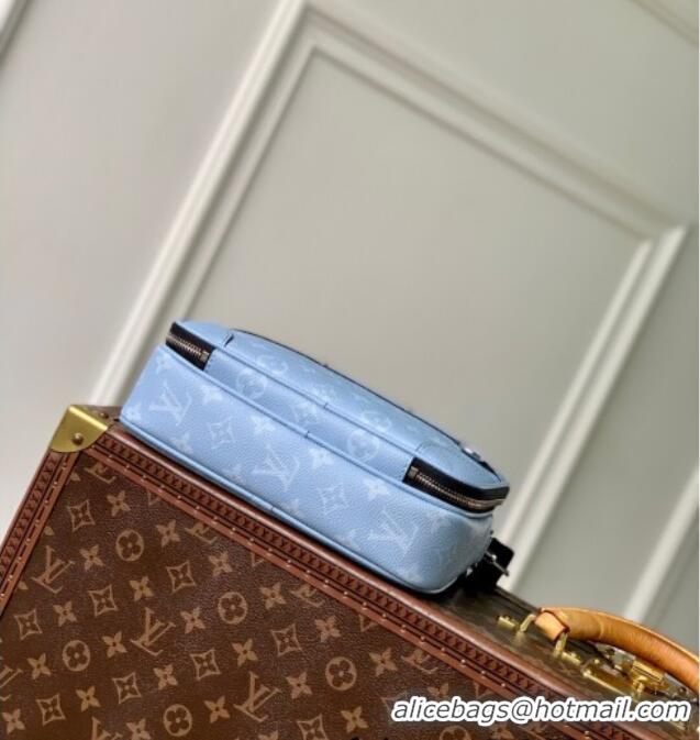 Big Discount Louis Vuitton Alpha Messenger Bag in Sky Blue Monogram Canvas and Leather M14073 2025